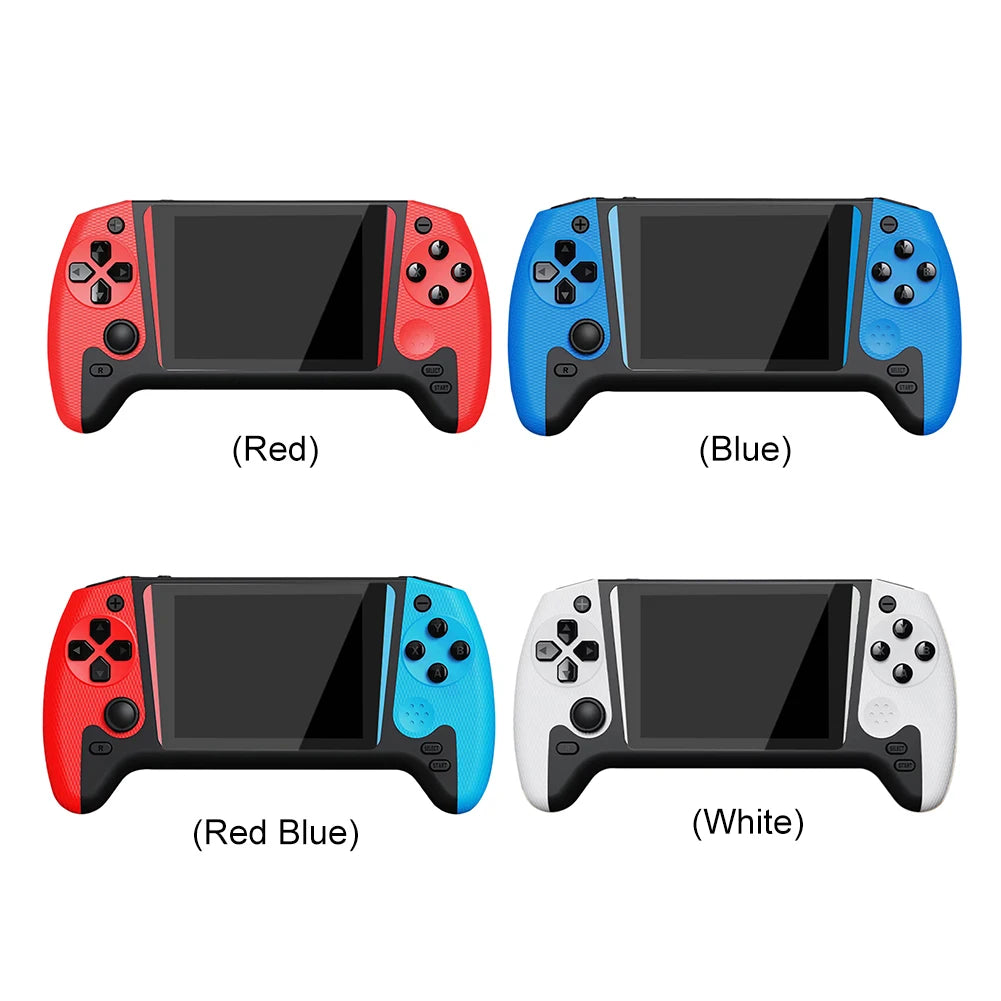 1200mAh Retro Handheld Game Console 3.5inch LCD Screen Video Game Console Built-in 500 Games TV Connect for Single Player