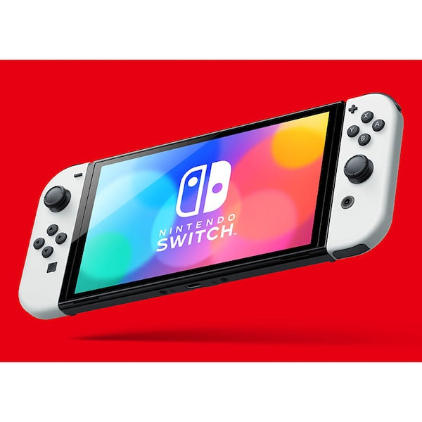 Image 2 Image 3 Image 4 Image 5 Image 6 Go to slide 1 Go to slide 2 Go to slide 3 Go to slide 4 Go to slide 5 1/6 Nintendo Switch Console OLED Model White